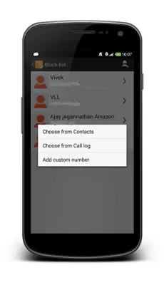 Master Call Blocker android App screenshot 2